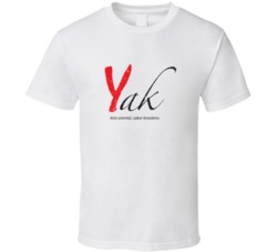 YAK Sushi Bar Cool Popular Food Drink Restaurant Brand Logo Gift T Shi