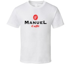 Manuel Caffe Cool Popular Food Restaurant Brand Logo Gift T Shirt