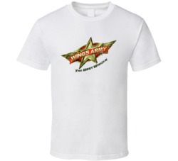 Wing's Army Cool Popular Food Restaurant Brand Logo Gift T Shirt