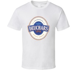 Deuchars IPA Cool Beer Brand Logo Drinking Alcohol T Shirt