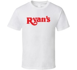 Ryan's Cool Popular Food Drink Restaurant Brand Logo Gift T Shirt