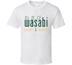 Wasabi Cool Popular Food Drink Restaurant Brand Logo Gift T Shirt