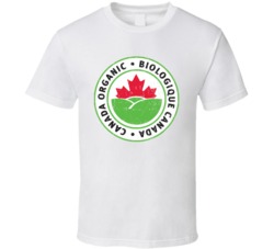Canada Organic Logo Popular Food Brand Gift T Shirt