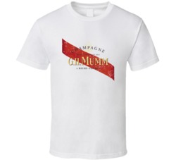 Champagne Mumm Cool Popular Food Drink Restaurant Brand Logo Gift T Sh