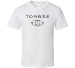 Torres Brandy Cool Popular Brand Logo Alcohol Drinking T Shirt