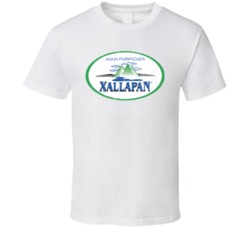 Agua Xallapan Water Cool Popular Food Drink Restaurant Brand Logo Gift