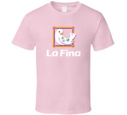 La Fina Cool Popular Food Drink Restaurant Brand Logo Gift T Shirt