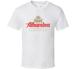 Alhambra Cervecas Cool Popular Food Drink Restaurant Brand Logo Gift T