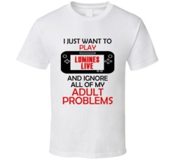 Lumines Live Want To Play And Ignore Problems T shirt