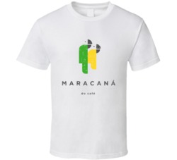 Cafe Maracana Cool Popular Food Drink Restaurant Brand Logo Gift T Shi