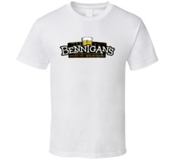 Bennigans Cool Popular Food Drink Restaurant Brand Logo Gift T Shirt