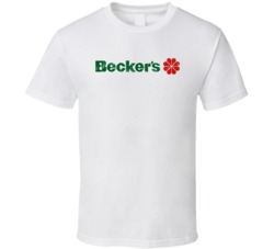 Beckers Cool Popular Food Drink Restaurant Brand Logo Gift T Shirt
