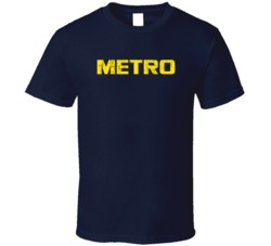 Metro Cool Popular Food Drink Restaurant Brand Logo Gift T Shirt