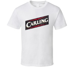 Carling Brewery Cool Beer Brand Logo Drinking Alcohol T Shirt