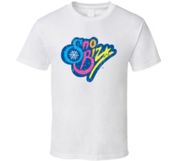 Sno Biz Snowcones Cool Popular Food Drink Restaurant Brand Logo Gift T