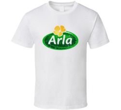 Arla Cool Popular Food Drink Restaurant Brand Logo Gift T Shirt