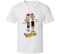 1993 MTV Beavis And Butthead Christmas Special  T Shirts T Shirt