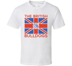 The British Bulldog Wrestling WWF T Shirt