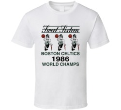 NBA Champions Bird Boston Celtics T Shirt