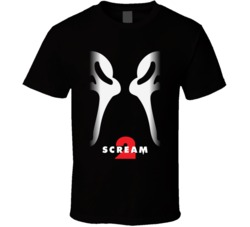 Scream 2 Ghostface Masks 90's Vintage Cult Horror T Shirt