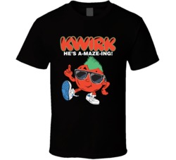 Acclaim Gaming Nintendo Gameboy 1989 KWIRK A-MAZE-ING Promo T Shirt