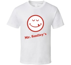 Mr Smiley's American Beauty Fictional Restaurant Logo T Shirt