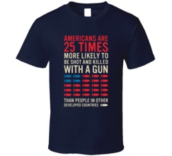 American Anti Gun Violence T Shirt