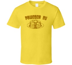 Powered By Pancakes Foodie Gift T Shirt