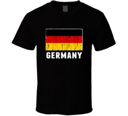 Germany Country Flag Patriotic Distressed T Shirt