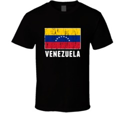 Venezuela Country Flag Patriotic Distressed T Shirt