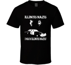 The Blues Brothers I Hate Illinois Nazis Jake And Elwood Police Car Mo