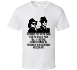 The Blues Brothers You Promised Youd Visit The Penguin Jake And Elwood