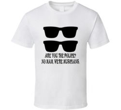 The Blues Brothers Are You The Police No Mam Were Musicians Jake And E