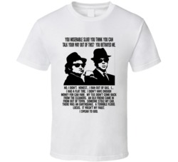 The Blues Brothers You Miserable Slug Jake And Elwood Movie Quote T Sh