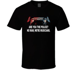 The Blues Brothers Are You The Police No Mam Were Musicians Jake And E