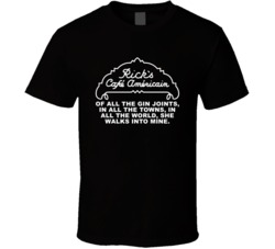 Casablanca Ricks Cafe Of All The Gin Joints In All The Towns Favorite 