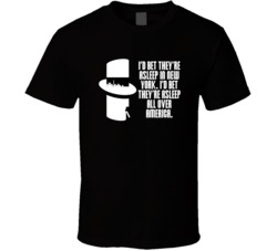 Casablanca Ricks Fedora With Cityscape Id Bet Theyre Asleep In New Yor