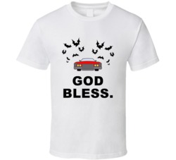 Fear And Loathing In Las Vegas Red Shark Car Bats God Bless Favorite M