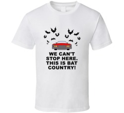 Fear And Loathing In Las Vegas Red Shark Car Bats We Cant Stop Here Fa