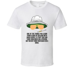 Fear And Loathing In Las Vegas Hat Glasses Cigarette Never Turn Your B