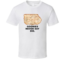 The Goonies Treasure Map Goonies Never Say Die Favorite Movie Quotes F