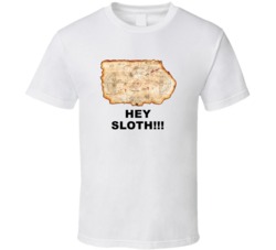 The Goonies Treasure Map Hey Sloth Favorite Movie Quotes Fan T Shirt