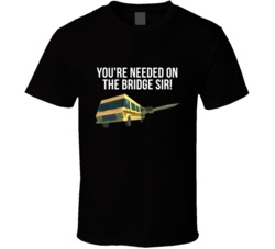Spaceballs Characters Youre Needed On The Bridge Favorite Movie Quote 