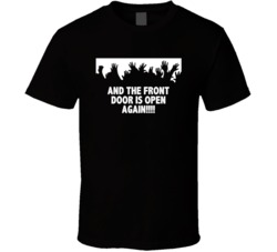 Shaun Of The Dead Zombie Hands The Front Door Is Open Again Favorite M