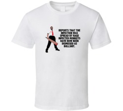 Shaun Of The Dead Shaun With Cricket Bat Reports That The Infection Wa