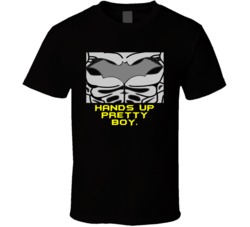 The Dark Knight Batmans Chest Hands Up Pretty Boy Favorite Movie Quote