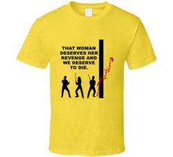Kill Bill Blood Spatter That Woman Deserves Her Revenge Favorite Movie