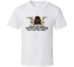 300 Xerxes I Require Only That You Kneel Favorite Movie Quotes T Shirt