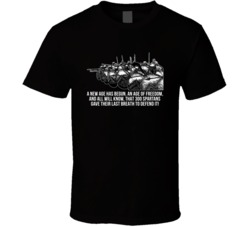 300 Spartan Soldiers A New Age Has Begun Favorite Movie Quotes T Shirt