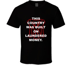 Scarface Tony Montana Logo This Country Was Built On Laundered Money F